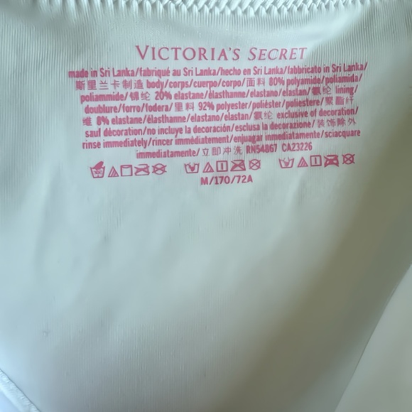 Victoria’s Secret The Midi Beach Bandeau Push-Up Bikini Set 34B - M Bottom NWT - Picture 3 of 12